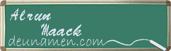 Alrun Maack Visitenkarte